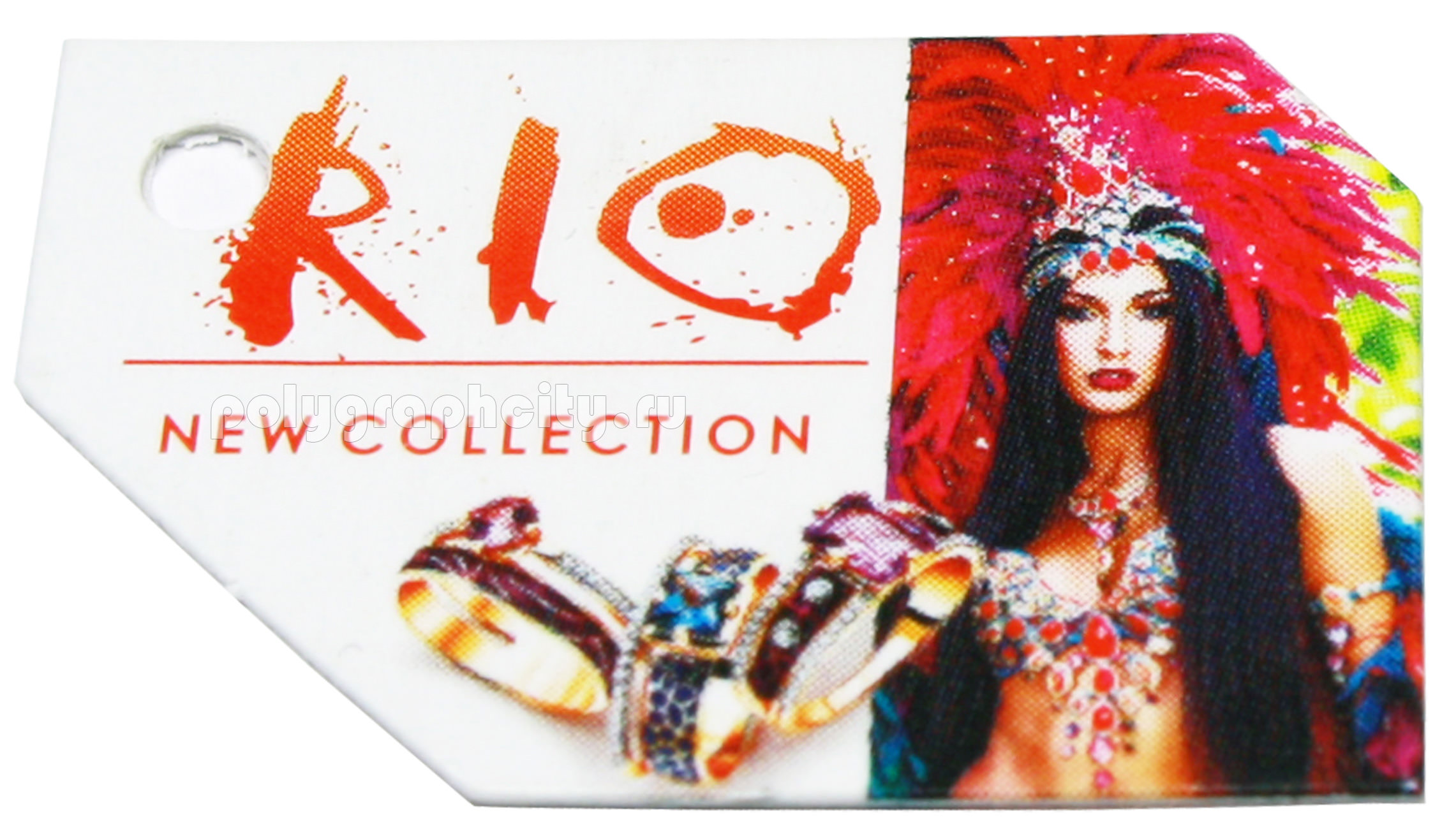 Бирки для ювелирной бижутерии из серии «New collection RIO» размером 30х20 мм