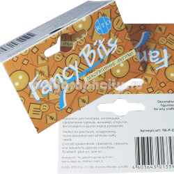 Картонная упаковка с европодвесом размером 75х100 мм для декоративных фигурок для рукоделия