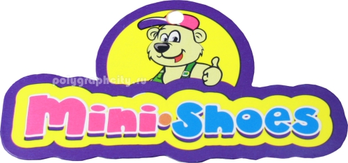 Бирка для обуви по заказу компании "Минишуз"