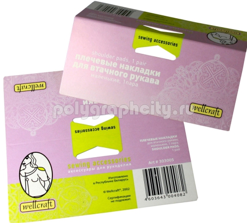 Бирка для одежды с евро отверстиями