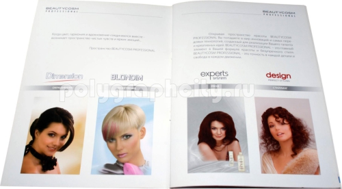 Рекламная брошюра КАТАЛОГ ПРОДУКЦИИ по заказу компании BEAUTYCOSM PROFESSIONAL