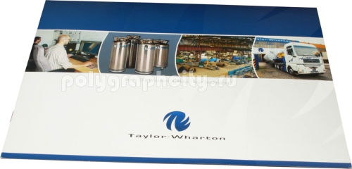 Рекламная брошюра -проспект по заказу компании TAYLOR-WHARTON