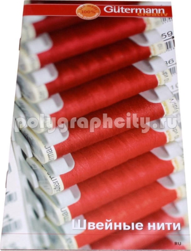 Рекламная брошюра «Каталог швейных нитей» по заказу компании GUTERMANN