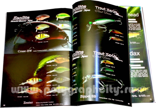 Рекламный каталог рыболовных принадлежностей, снастей и экипировки компании MELARDI, разворот, 52-53 стр.