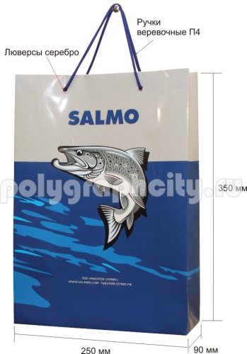 Пакет бумажный вертикальный SALMO